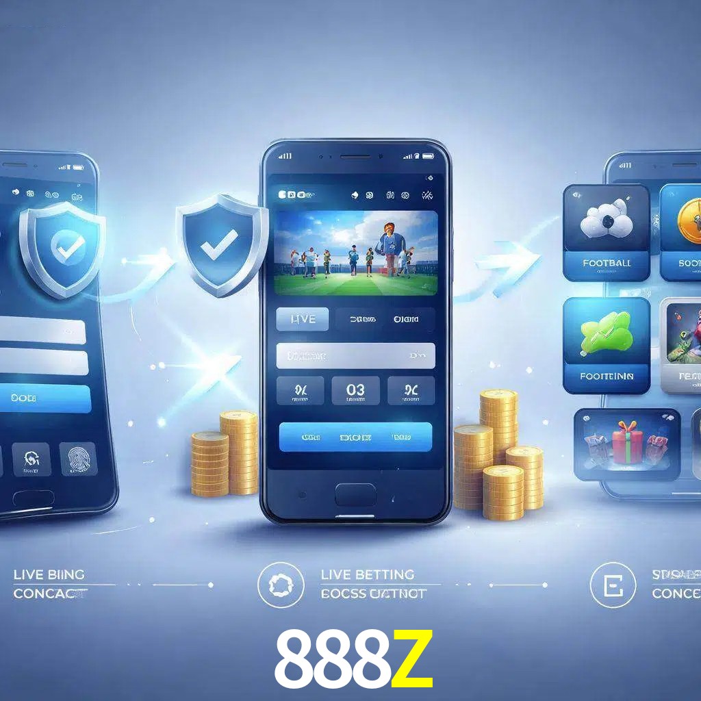 Pasos de acceso a la app 888Z en pantalla de teléfono móvil